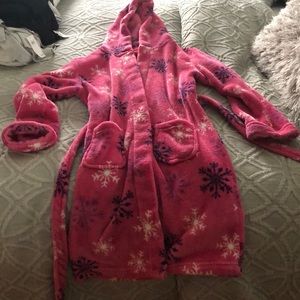 fluffy kids robe